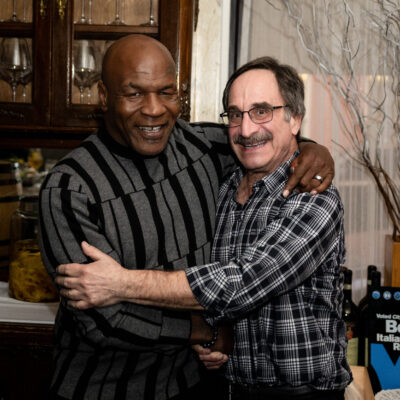 Mike Tyson joins Stoler Automotive for dinner. Setup by The Dave Cantin Group.