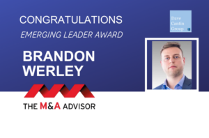 Brandon Werley Named M&A Advisory Emerging Leader