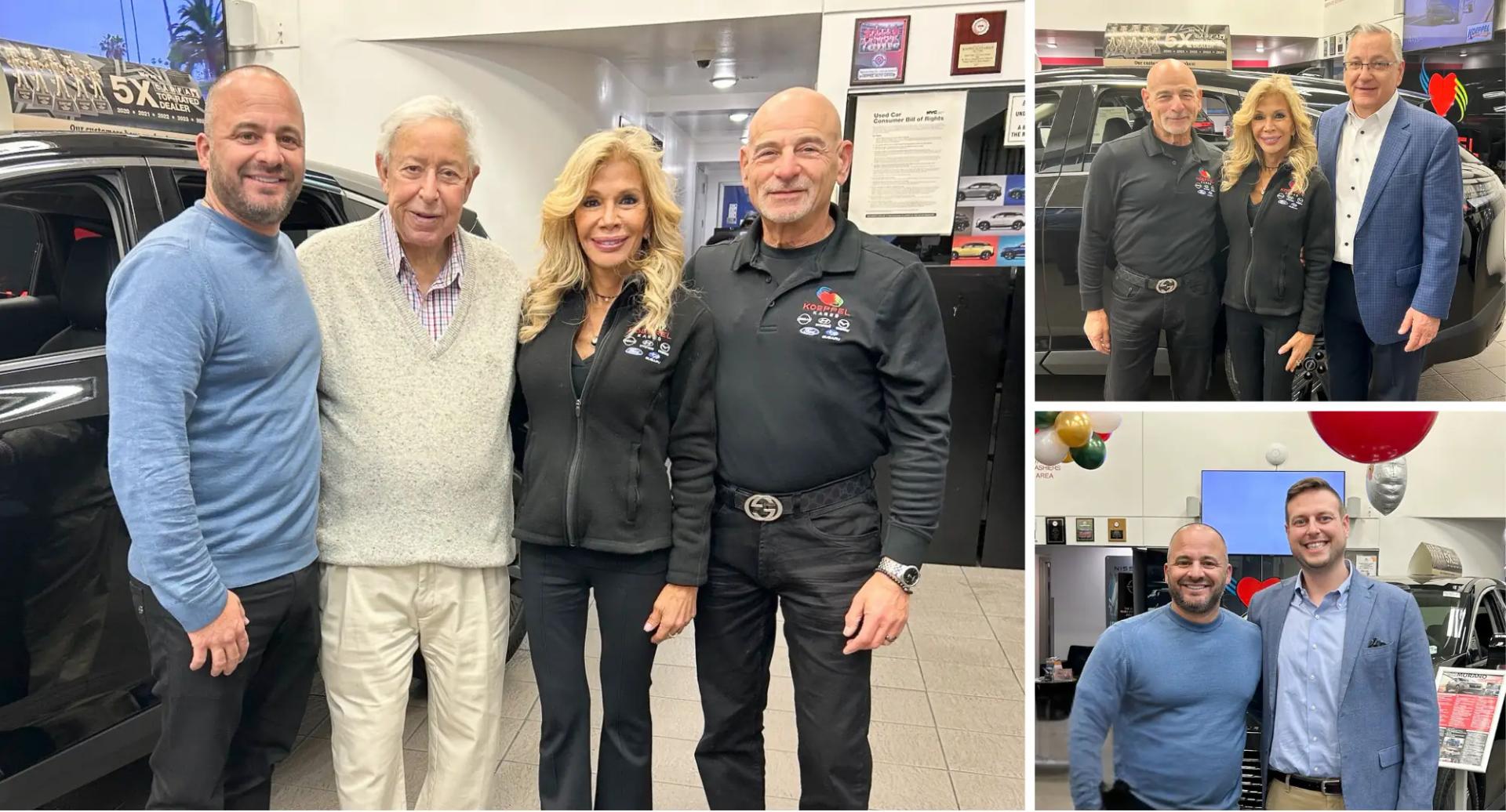 Robert Xerri, Mark & Susan Lacher, Tony Karabon, Brandon Werley