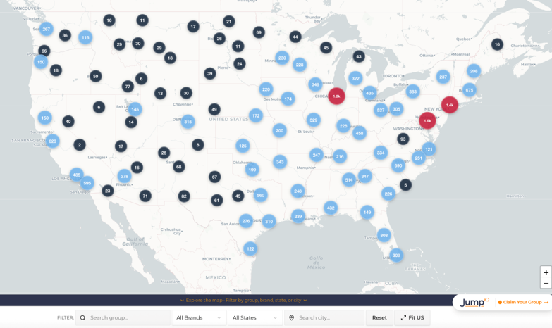 JumpIQ data map